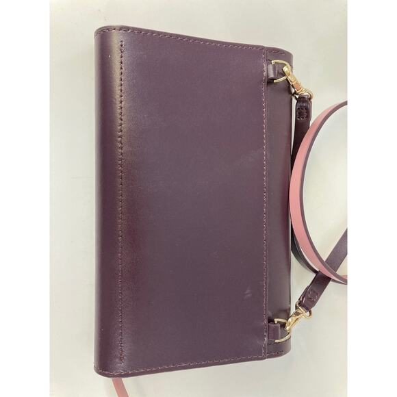 KATE SPADE, SMALL PLUM SMOOTH LEATHER CROSSBODY BAG - Picture 4 of 14